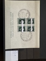 2. Világháború Deutsches Reich bélyegblokk!