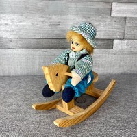 Ellen Design Molenhoek vintage műgyanta jellegű bohóc hintalovon