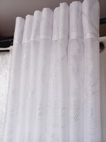 Légies fehér függöny párban