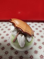 Drasche porcelán esernyős nyuszik