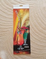 Koktél falinaptár receptekkel eladó! 2005