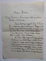 ZA597.1  Dr. Bary Zoltán Főügyészhelyettesnek írt levél az egyik táblabíró nagyváradi barátja 1940k