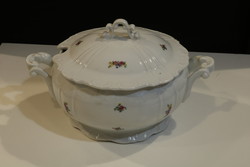 Zsolnay porcelán levesestál