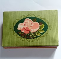 1958-as csokoládé doboz, Rózsa I. vegyes csokoládé desszert, nagyon szép állapotban