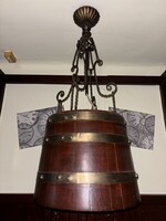 Hordó lámpa eladó.