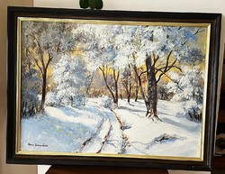 Solymosné Göldner Márta: Téli táj