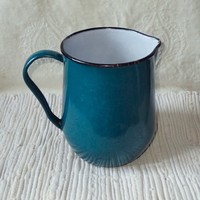 Régi orosz zománcozott fém kiöntő / kancsó 17 cm