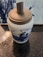 Vintage Delft delfti kék cukortartó cukorszóró