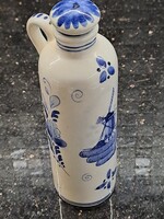 Vintage Delft fajansz delfti kék füles kiöntő 15 cm