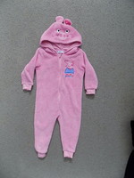 Peppa Pig , puha, meleg egyberészes pizsama, 12-18 hó