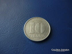NÉMET DEM. KÖZT. / NDK 10 PFENNIG 1968