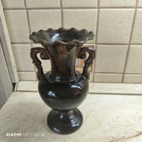 Mezőtúri nagy füles váza, 20 x 8 cm-es nagyságú, dísztárgy eladó!