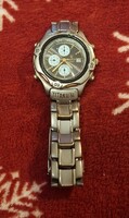 Philip Persio Ttanium WR 100,  férfi karóra,  40 mm,quartz, acél szíjjal