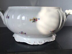 Zsolnay porcelán leveses tál 32x12cm.