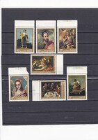 1968. Festmények (IV.) - postatiszta magyar bélyeg sor (tab-kedvelőknek)