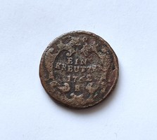 Mária Terézia Ein Kreutzer / 1 Krajcár 1762 K.