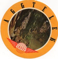 Hotel címke, bőröndcímke: Aggtelek.