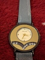Nem használt Myoko női karóra 33 mm, szíj: 10 mm, bőr szíjjal