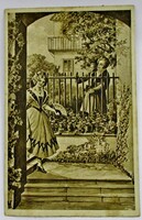 Régi ritka szerelmi vallomás képeslap 1920-as évek