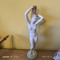 Aquincum porcelán  női akt szobor 22 cm eladó
