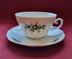 Seltmann Weiden Bavaria német porcelán teás kávés szett csészealj csésze rózsa mintával