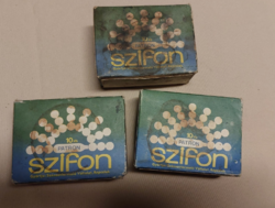 Retro szóda szifon patron 3  doboz / sok nem használt patronnal