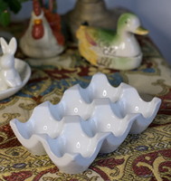 AJÁNLATÁT VÁROM: Fehér porcelán tojástartó, olasz H&H Lifestyle, új termék