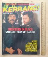 Kerrang 1986/115 Sabbath Zeno Armored Saint Rainbow Metallica Parr Sexton Ozzy Marillion