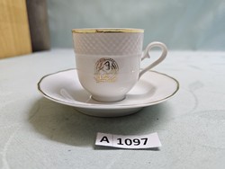A1097 Hollóházi Douwe Egbertt kávéscsésze + alj