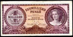 1946 1 milliárd Pengő