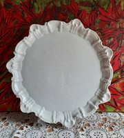 SAN MARKO Made in Italy porcelán süteményes, peremén csodás mintázattal