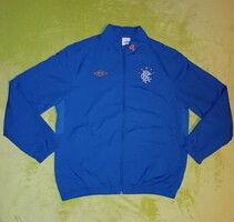 L-es vintage umbro Glasgow Rangers FC (2010/11) tréning dzseki melegítő felső