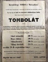 Tombola rendezés Mátészalkán 1975