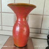 Kerámia váza  eladó! Polyák jelzéssel különleges szép váza eladó! 20 cm