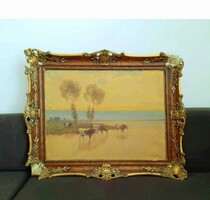 Olgyay Ferenc Tehenek című alkotása - 82 x 100 cm