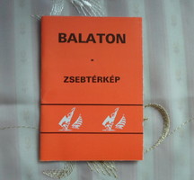 Térkép 1.: Balaton zsebtérkép (1987-1988, magyar térkép)