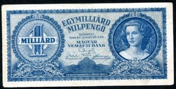 1946 1 milliárd Milpengő