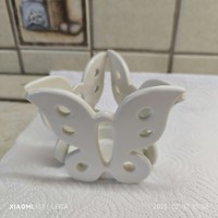 Fehér porcelán mécsestartó, gyertyatartó  eladó!