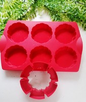 Tupperware szilikon kiskosárforma vágóval