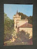 Képeslap,Balatonszemes,Bagolyvár,Pamutfonóipari üdülő,villa látkép részlet, 1975-