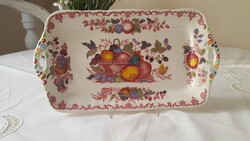 Csodaszép Mason's angol porcelán szendvicstálca,tálalótál