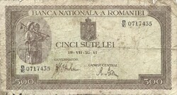 500 lei 1941.június 19. Románia 2.