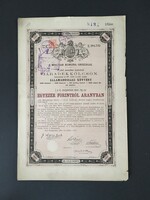 Magyar Korona Országai Államadóssági Kötvény 1000 Forintról Aranyban