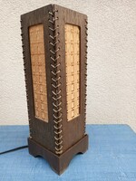 Rattan asztali hangulat lámpa. Alkudható.