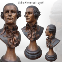 Saint-Germain grófja mellszobor 85 cm!