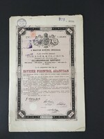 Magyar Korona Országai Államadóssági Kötvény 1000 Forintról Aranyban