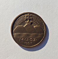Göröntsér Greff Lajos (1888-1976) 1907. M.U.SZ. (Magyar Úszó Szövetség) bronz emlékérem