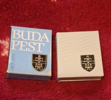 Budapest, 1873-1973., 48 x 42 mm, Kossuth Könyvkiadó, 1972. Miniature Book
