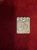 1970-es évekbeli Szovjetúnió/ CCCP, Motocross versenyről kitűző, jelvény, első tulajdonostól