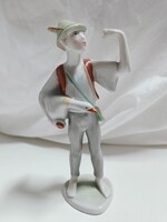 Hollóházi Ludas Matyi, mutató ujj sérült - 17 cm
